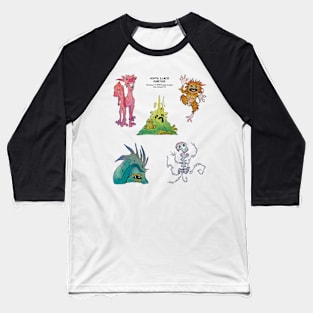 Mental Illness Monsters Baseball T-Shirt